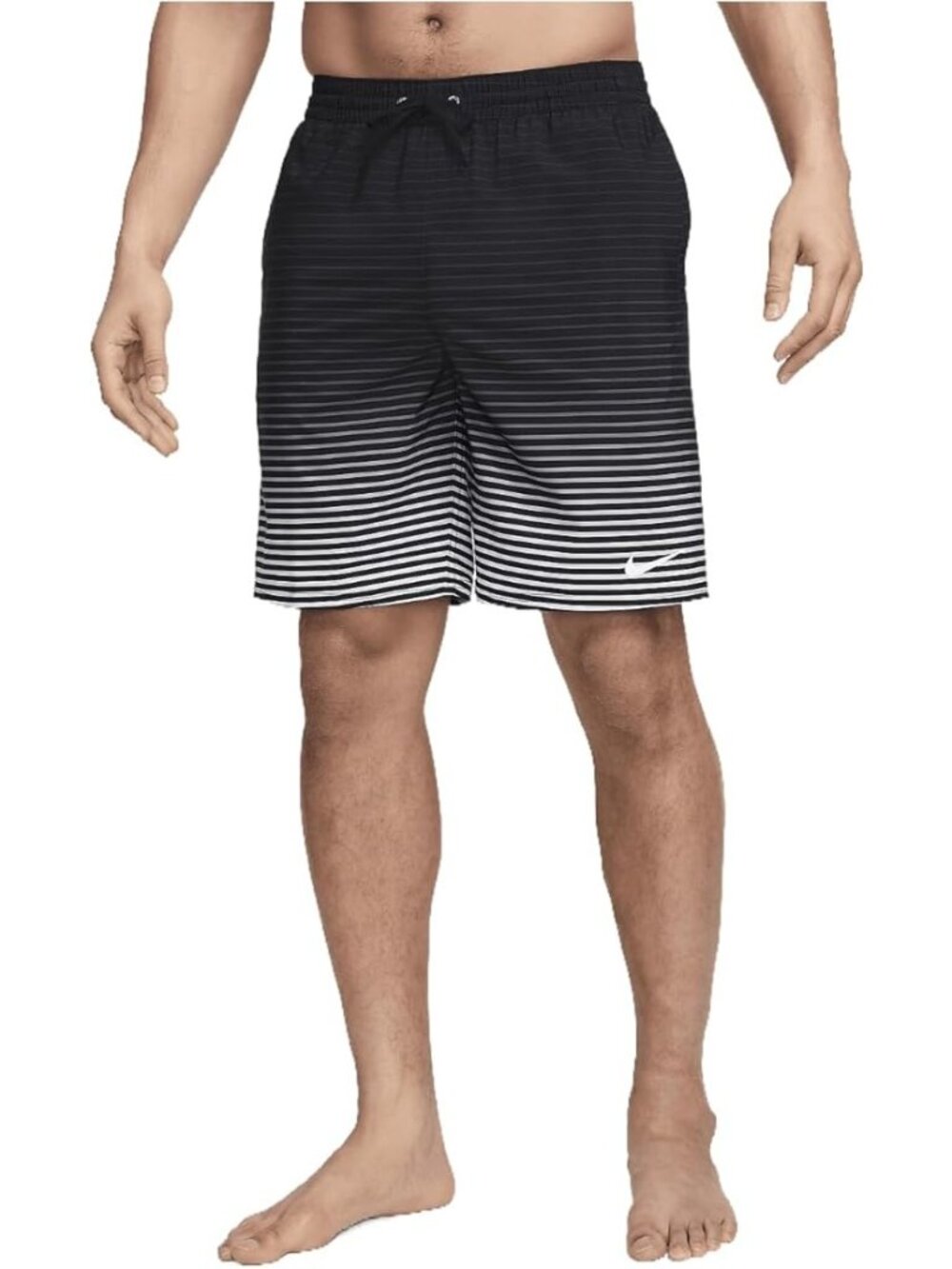 Nike Swim Volley 9" Shorts Trunks Bathing Suit NESSE552-001 Men's L NEW with Tag